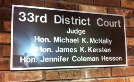 Picture of the 33rd District Court in Woodhaven Michigan where Grosse Ile DUI / OWI / Drunk Driving charges are prosecuted